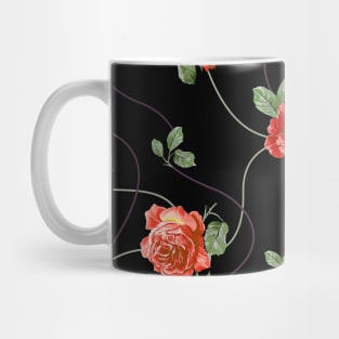 Red flowers Mug